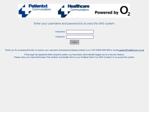 patientext.co.uk: SMS V3
We are the leading provider of text messages to the NHS, securely sending over millions of messages since 2003. Each PatienTxt system is individually designed for its respective public or private sector; one size does not fit all.