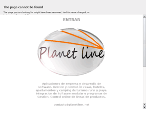 planetline.net: Inicio Planet Line. Programas de Gestion y Control para la Pyme
Programa de gestion de reservas y software de control de alojamientos turísticos, casas rurales, apartamentos, hoteles. Gestion y control de portales web,