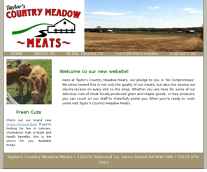 countrymeadowmeats.com: Taylor's Country Meadow Meats
Taylor's Country Meadow Meats website