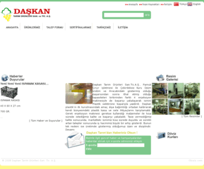 daskanplastik.com: Daşkan Şirketler Grubu - Agriculture, grape, plastic, cotton, kuru üzüm, plastik, pamuk
