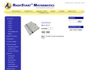 activitiesforlearning.com: RightStart Mathematics - Home
RightStart Mathematics