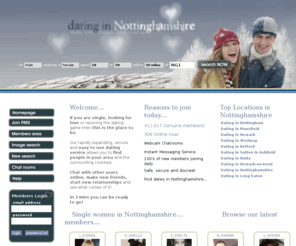 datingnottinghamshire.co.uk: Dating in Nottinghamshire - The online dating site for singles looking for love in Nottinghamshire
Dating in Nottinghamshire. Nottinghamshire singles looking for online dating in Nottinghamshire. Join our Nottinghamshire dating site now for free