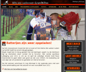 jurgenwillems.be: Jurgen Willems
Alles over cyclocrosser Jurgen Willems