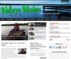 walleyewisdom.com: Walleye Wisdom | Walleye fishing in Iowa, the Midwest and beyond.
Walleye Wisdom is an educational resource about walleye fishing in Iowa, the Midwest and beyond.  Walleye Wisdom also serves as a platform for FLW professional walleye tournament anglers Gary Speicher and Chris Burns.