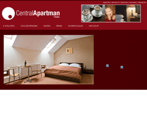 c-app.eu: Central Appartman Sopron - Szállónk a belváros szívében 5 appartman jellegű szobával várja kedves vendégeit. A szobák közül 3 1-4 fő + pótágyon további egy fő, 2 pedig 2 fő elhelyezésére alkalmas.
Szállónk a belváros szívében 5 appartman jellegű szobával várja kedves vendégeit. A szobák közül 3 1-4 fő + pótágyon további egy fő, 2 pedig 2 fő elhelyezésére alkalmas.