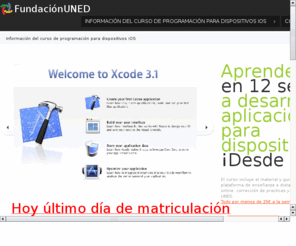 cursoios.es: Curso de desarrollar de Apps iOS para iPhone iPad e iPod Touch
Aprende en 12 semanas a programar aplicaciones para dispositivos iOS 