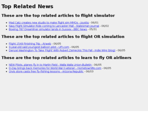 netrendex.com: airtracker.net - flight simulator, simulation, aviation, learn to fly, airliners
