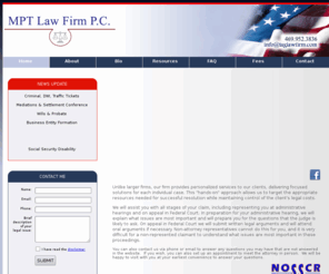 taglawfirm.com: MPT Law Firm, P.C.
As a small firm focusing on the individual and specific needs of its clients, MPT Law Firm offers the benefits of its cumulative experience as well as highly personalized attention