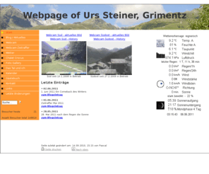 urssteiner.net: Webpage of Urs Steiner, Grimentz - Start
Webseite von Urs Steiner, Chalet Crocus, Grimentz