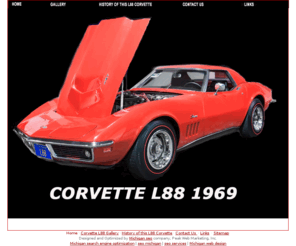 corvettel88.com: Corvette L88 1969
The 1969 L88 Corvette Red Convertible, was said to be "The last documented L88 Corvette Convertible.” and this particular 1969 L88 Corvette Red Convertible is
		 still in original condition. Browse our Corvette L88 gallery.