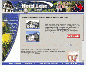 haus-leise.de: Haus Leise Appartmenthaus | Freizeit, Urlaub, Willingen, Sauerland
Erholung inmitten des wuderschönen Hochsauerlands!