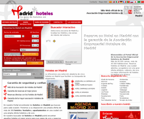 madridhoteles.es: Hoteles en Madrid - Reserva de hoteles en el Portal oficial AEMH
Hoteles en Madrid, el Portal oficial de la Asociación empresarial de hoteles en Madrid. Reserva online al mejor precio con la garantía de los mejores hoteles en Madrid