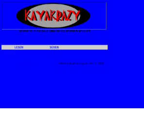 max-gross.com: kayakrazy
Webseite fuer alle, die Spass am Paddeln haben