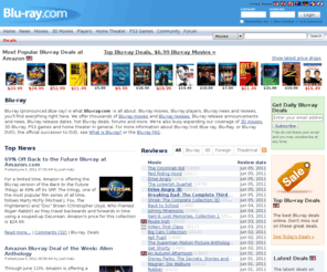 blu-ray.com: Blu-ray, Blu-ray Movies, Blu-ray Players, Blu-ray Reviews
Everything about Blu-ray Disc. Blu-ray reviews, releases, news, guides and forums covering Blu-ray movies, players, recorders, drives, media, software and much more.