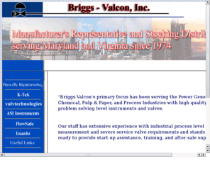 briggs-valcon.com: Briggs Valcon, Providing quality, Industrial, and Municipal Instrumention and Controls
Briggs Valcon, Providing quality, Industrial, and Municipal Instrumention and Controls
