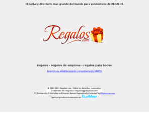 regalos.com: Regalos.com - El primer servicio de regalos online
El primer servicio de regalos online.