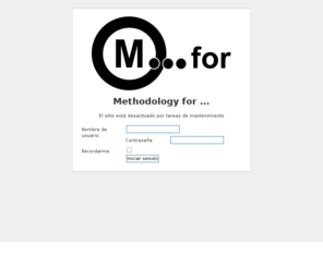 methodologyfor.org: Bienvenidos a la portada
Joomla! - el motor de portales dinámicos y sistema de administración de contenidos