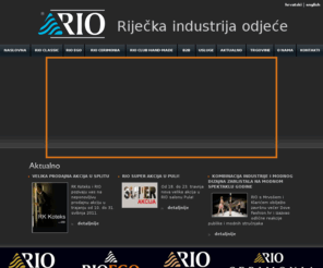 rio-rijeka.hr: RIO Rijeka - Riječka industrija odjeće
RIO Rijeka - Riječka industrija odjeće