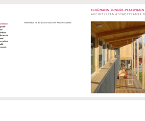 sunder-plassmann.net: SCHÜMANN SUNDER-PLASSMANN / ARCHITEKTEN & STADTPLANER BDA
