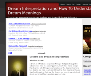 aboutdreaming.com: Understand Your Dreams
Answers and information to help you understand the hidden meaning behind your dreams