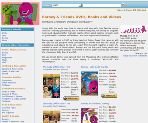 barneyandfriendsdvd.com: Barney & Friends DVDs, Books and Videos
Barney & Friends - the cheapest prices.