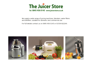 thejuicerstore.co.uk: The Juicer Store UK
UK source for Juicers, Superfood, Water filters and distillers, Blenders, Sprouters and Dehydrators