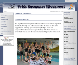 vzn.be: Vrije Zwemmers Nieuwpoort - Home
Vrije Zwemmers Nieuwpoort Info site
