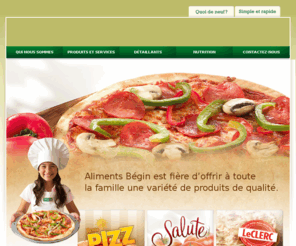 alimentsbegin.com: Aliments Bégin
Aliments Bégin - La gamme des pizzas Resto Pizz