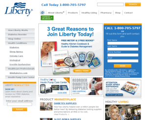 libertydiscountcard.com: Diabetic Supplies and Diabetes Information | Liberty Medical
Liberty Medical offers a variety of diabetic supplies including glucose meters, at little or no cost- that can be delivered right to your door.