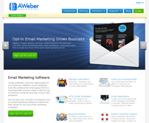 myfavoriteautoresponder.com: Email Marketing Software, Email Marketing Newsletters & Autoresponders by AWeber
Email marketing software that's easy to use & only $1 to try. Send email newsletters & autoresponders. Top notch email deliverability with our tools. Free expert support services online or by phone.