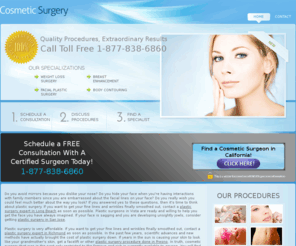 plasticsurgeryvista.com: Plastic Surgery Vista, CA | Find Top Cosmetic Surgeons in Vista, CA
Find exclusive deals on plastic surgery in Vista. Click here to get a FREE quote from a plastic surgeon in Vista! 