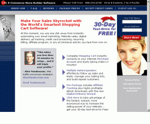 4-mcse-certification-training-boot-camp.com: 101 Ecommerce Store Builder Software!
Offers ecommerce shopping cart software program, secure server credit card transaction processing, online order inventory management solution, free month trial.
