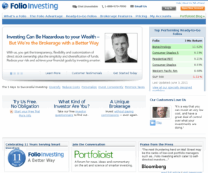 affinityfolio.com: Online Stock Trading, Portfolio Trading and Online Investing: Folio Investing
Folio Investing offers online trading and investing choices to be a successful investor. Online stock trading and online investing to help you reach your investment goals using our innovative products and services with flat-fee pricing, low commissions and low fees.