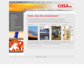 casa-solar.es: ca.sa solar - Solarthermie - Photovoltaik - Kaminöfen - Pelletöfen
Fachgroßhandel für solarthermische Produkte. 