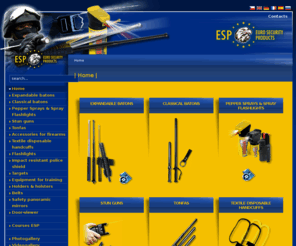 expandable-batons.info: Eurosecurity
Euro Security Products: vyrábíme zbraně pro sebeobranu - paralyzer, teleskopický obušek, policejní obušky, tonfy, prodáváme kovové svítilny.