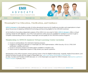 incentiveroadmap.com: The Incentive Roadmap for Eligible Providers
Physician groups come to EMRAdvocate for guidance on navigating ARRA /HITECH Stage 1 Medicaid and Medicare Incentives for meaningful use of certified technology.