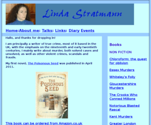 lindastratmann.com: Linda Stratmann, true crime writer
