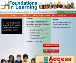 variedpracticemathmatics.com: Foundations in Learning
Foundations in Learning is a provider of scientifically based intervention solutions for elementary and middle school age students. Our researchers and program developers have decades of experience in creating, testing, and providing schools with effective programs to meet the individual needs of their students.