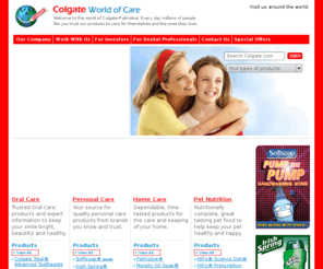 fabdetergent.com: Colgate Toothpaste & Toothbrushes | Oral Hygiene, Dental Care & Health | Products for Personal Home Care
Colgate-Palmolive - trusted brands for dental care, personal care, home care and pet nutrition. Find the right Colgate toothpaste, toothbrush and other dental care products.