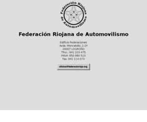 federautorioja.org: Federación Riojana de Automovilismo
