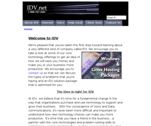 idv.net: IDV.net - Home
IDV.net - Intelligent Data and Voice - Delaware Valley Internet Solutions Provider