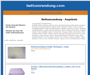 bettumrandung.com: Bettumrandung - bettumrandung.com
