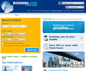 booking-point.com: Booking.com: 120000+ hotels worldwide. Book your hotel now!
Save up to 75% on hotels in 15,000 destinations worldwide. Read hotel reviews and find the guaranteed best price on a choice of hotels to suit any budget.