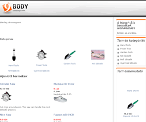 hirschbio.com: Belépés az áruházba.
Joomla! - a dinamikus portálmotor és tartalomkezelő rendszer