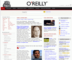 oreilly.com: Technology Books, Tech Conferences, IT Courses, News - O'Reilly Media
O'Reilly spreads the knowledge of innovators through technology books, online services, and tech conferences. Find the technology resources you need at OReilly Media, a technology company at the leading edge.