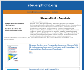 steuerpflicht.org: Steuerpflicht - steuerpflicht.org
