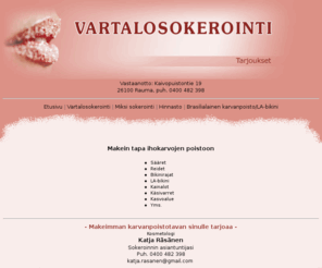 vartalosokerointi.com: Vartalosokerointi
