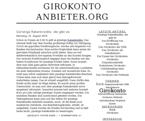 girokonto-anbieter.org: Girokonto Anbieter.org ›
