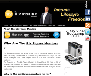 sixfigure-mentors.com: Six Figure Mentors
Who Are The Six Figure Mentors ? The Six Figure Mentors is a group of top Internet Marketing  leaders, all in one place, providing training, one to one coaching and many top insight to  the online strategies that  have helped … <a href=