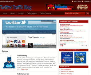 twittertrafficblog.com: Twitter Marketing
Twitter marketing can be very effective if you do it the right way. Learn all about Twitter marketing, gaining followers, and converting your Twitter traffic.